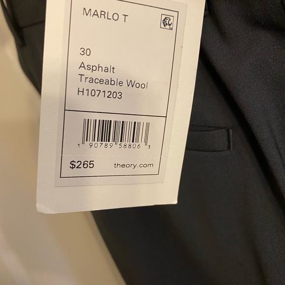 Theory Marlo T Asphalt Grey 30 - Picture 4 of 8